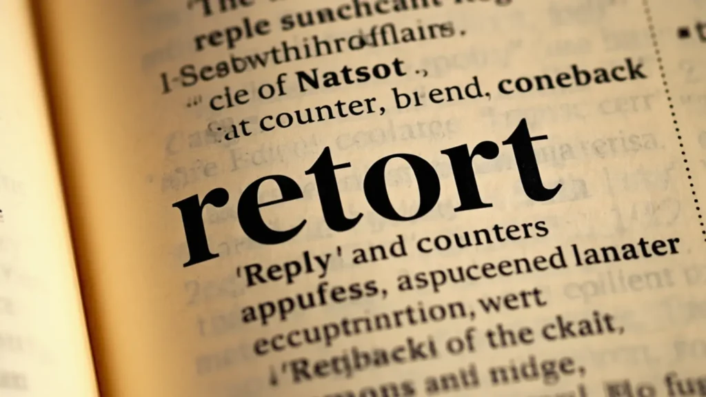 retort synonym