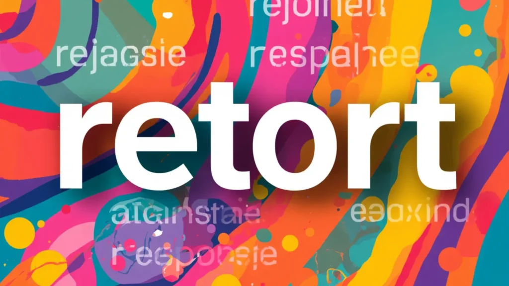 retort synonym
