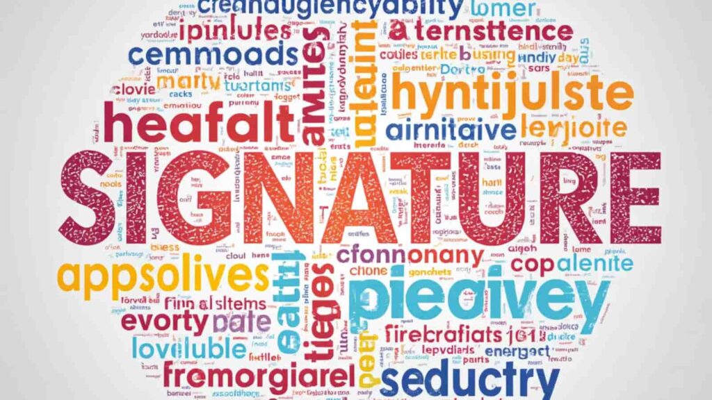 signature synonym