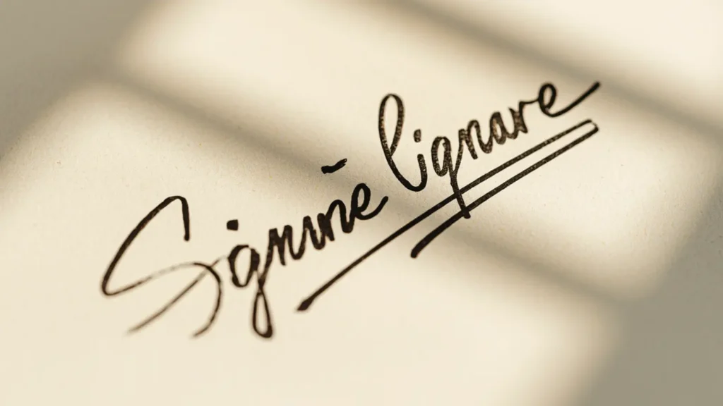signature synonym