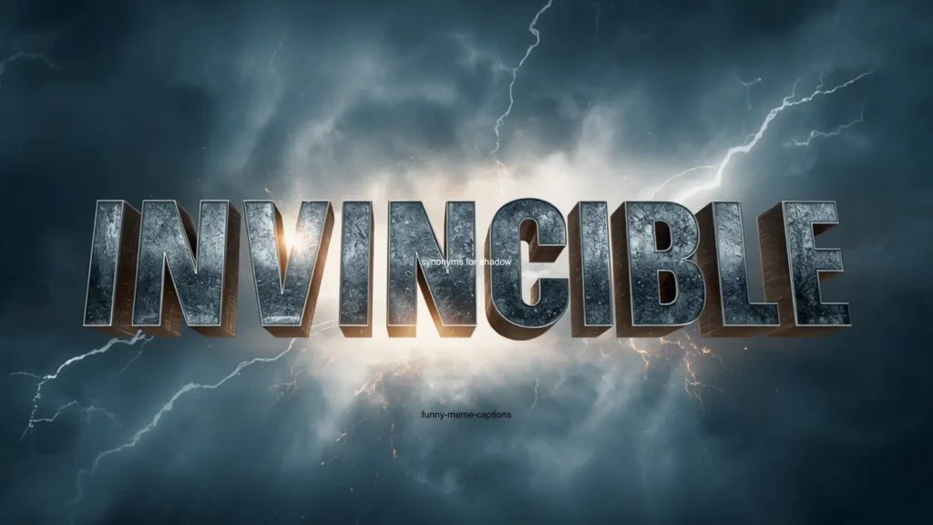 synonyms invincible