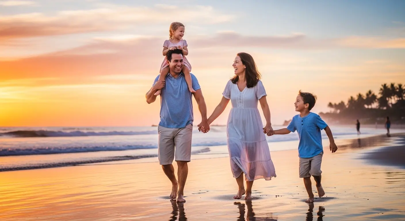 caption for vacation with family