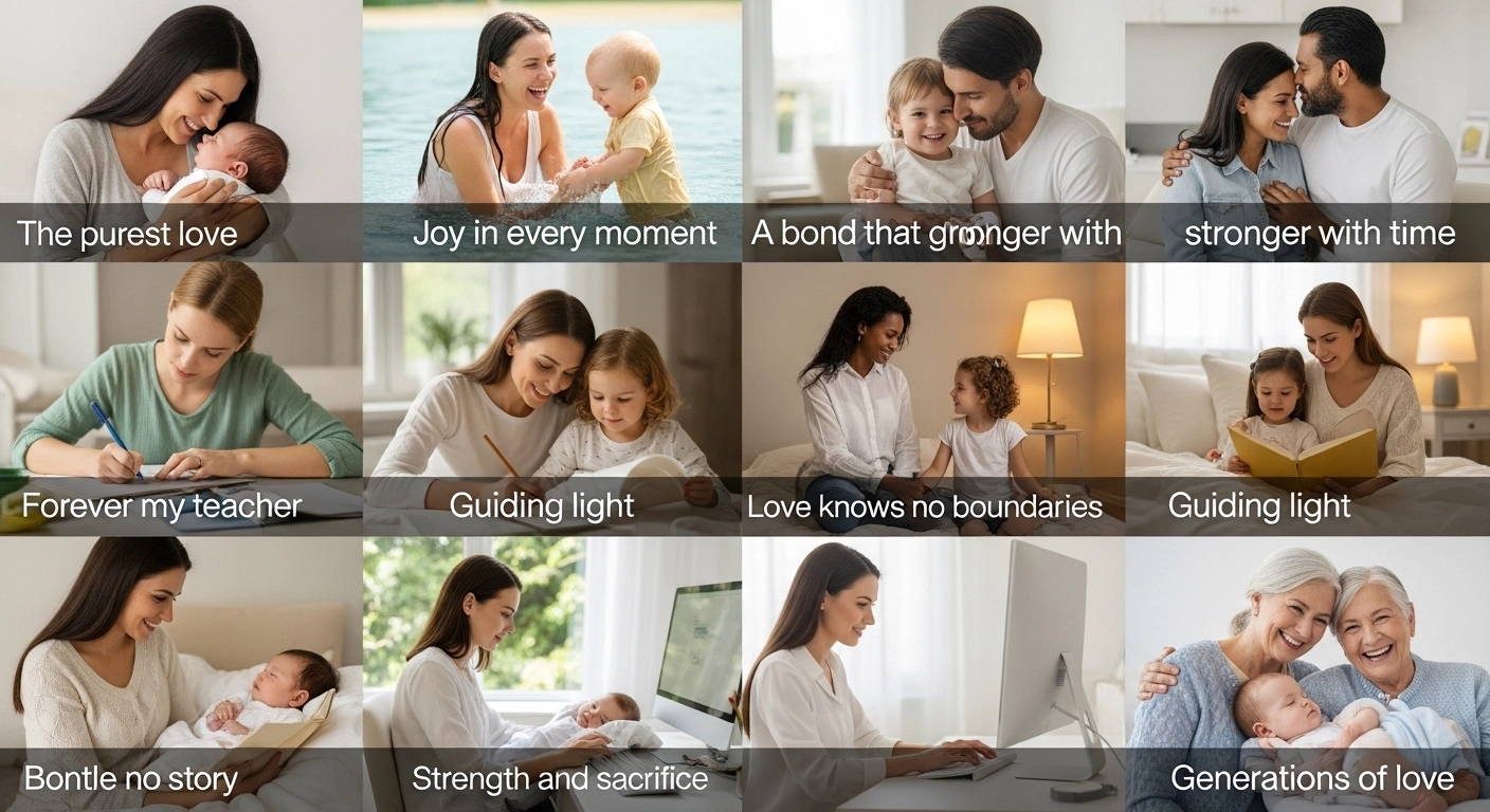 captions about mothers