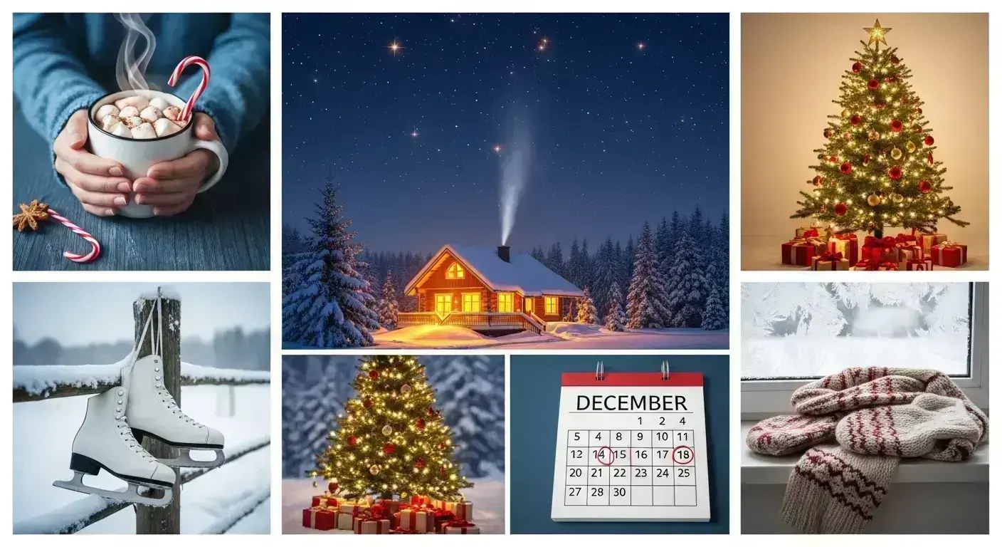 captions for december