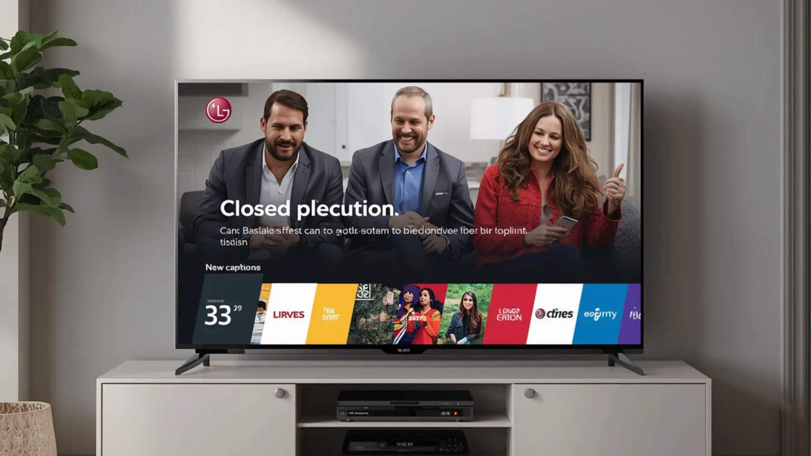 closed captioning lg tv