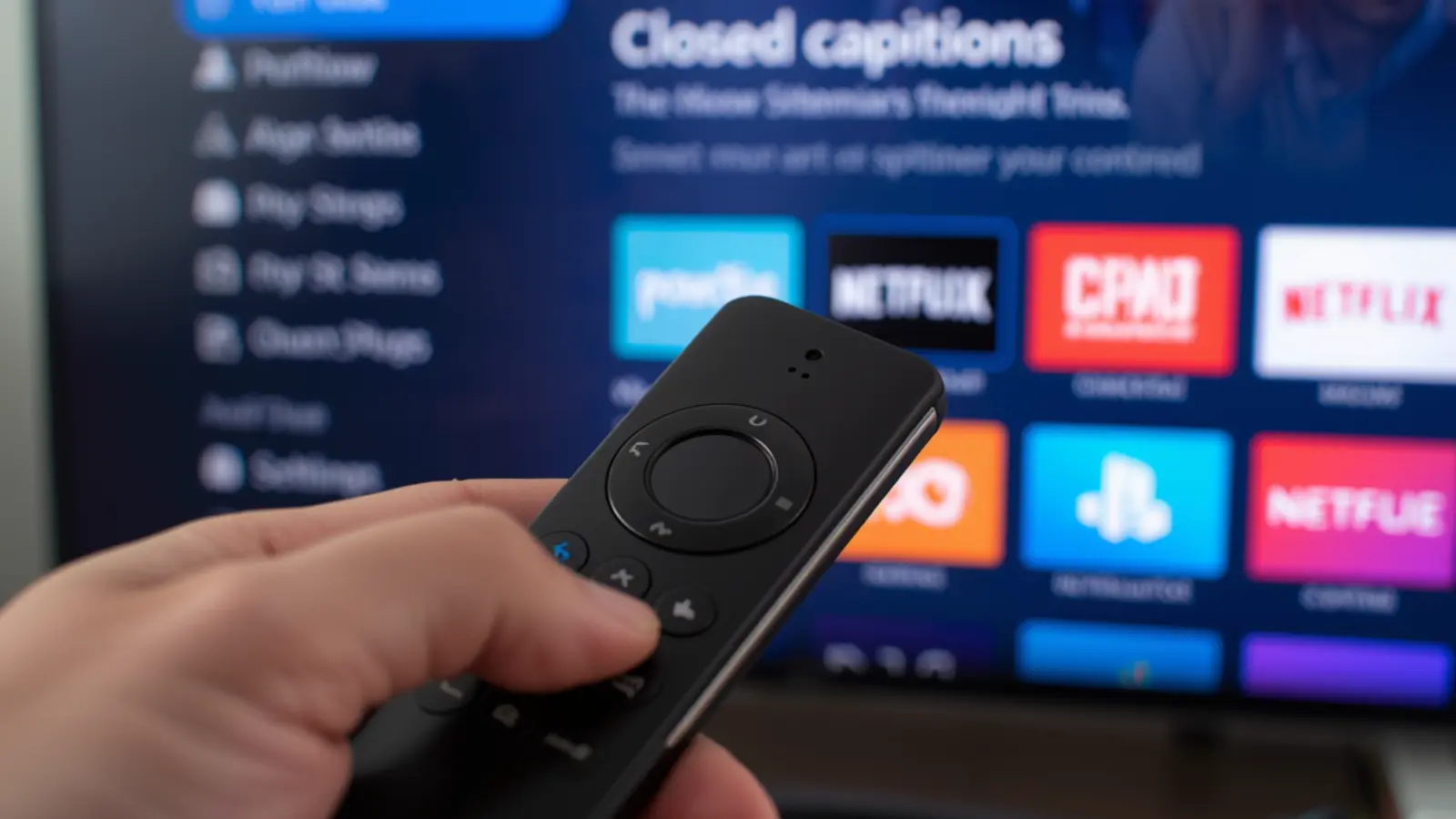 closed captioning on firestick