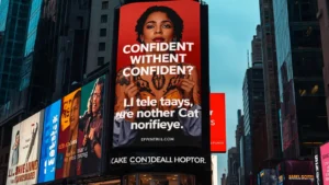 confident captions