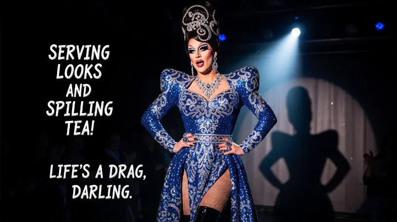 drag queen captions