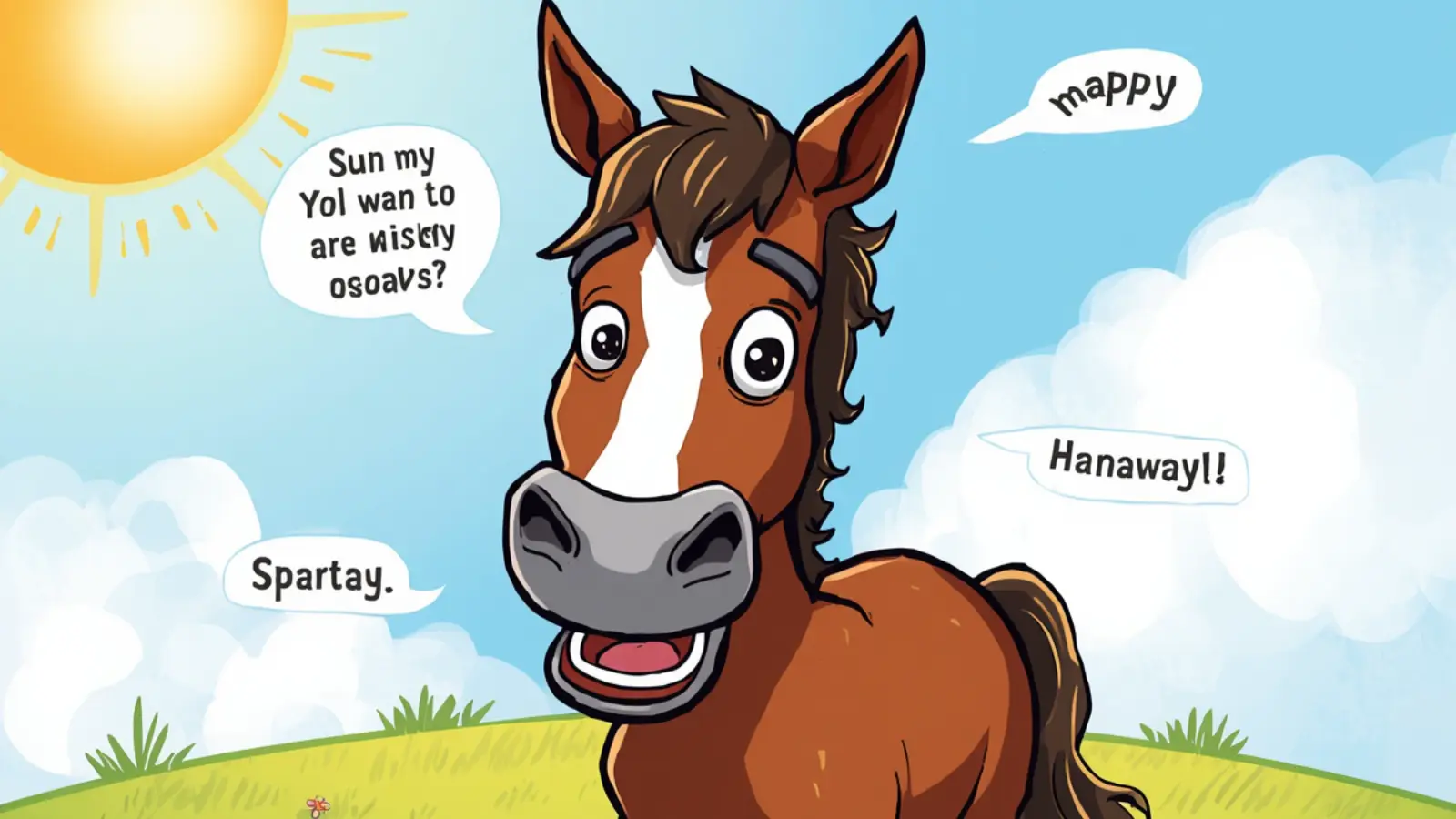 funny horse captions