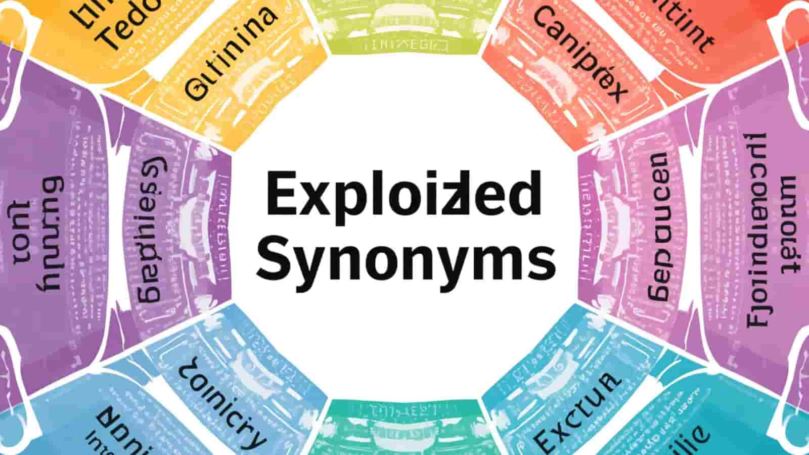 exploded synonym