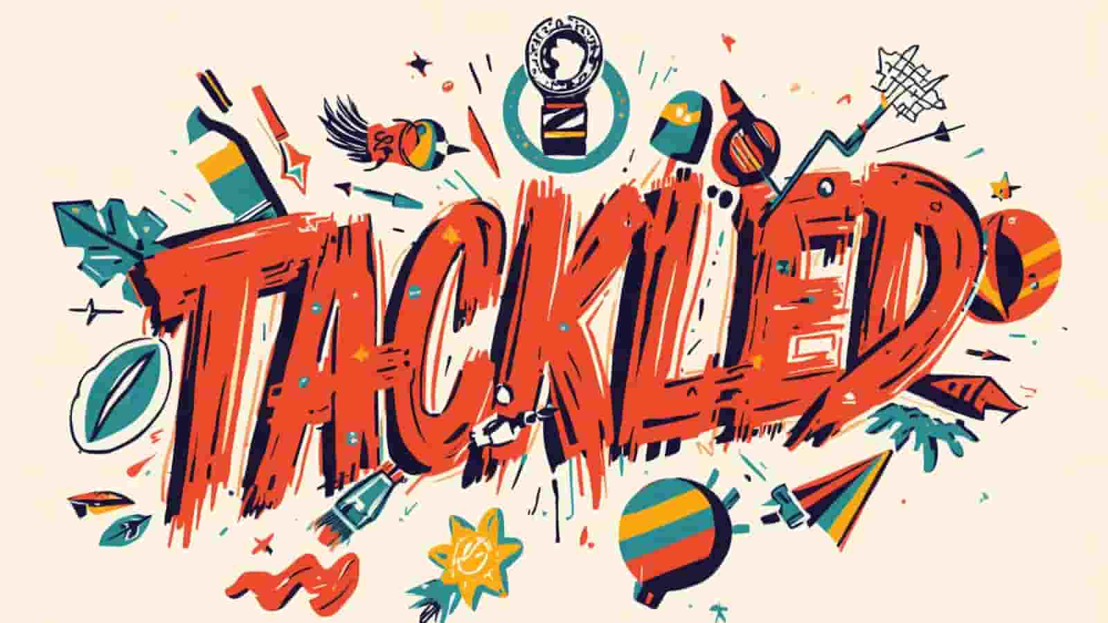 tackled synonym