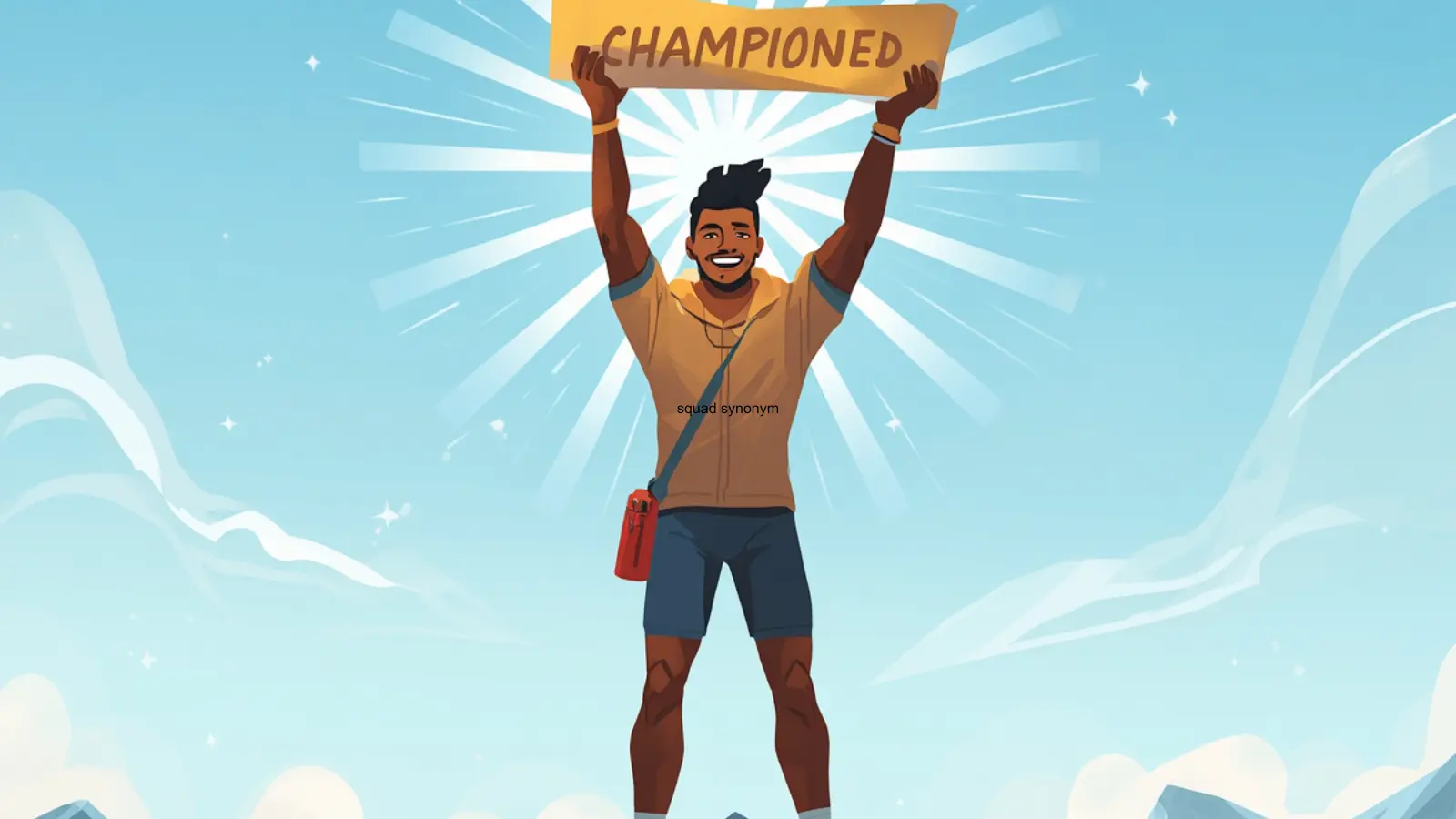 synonym for championed