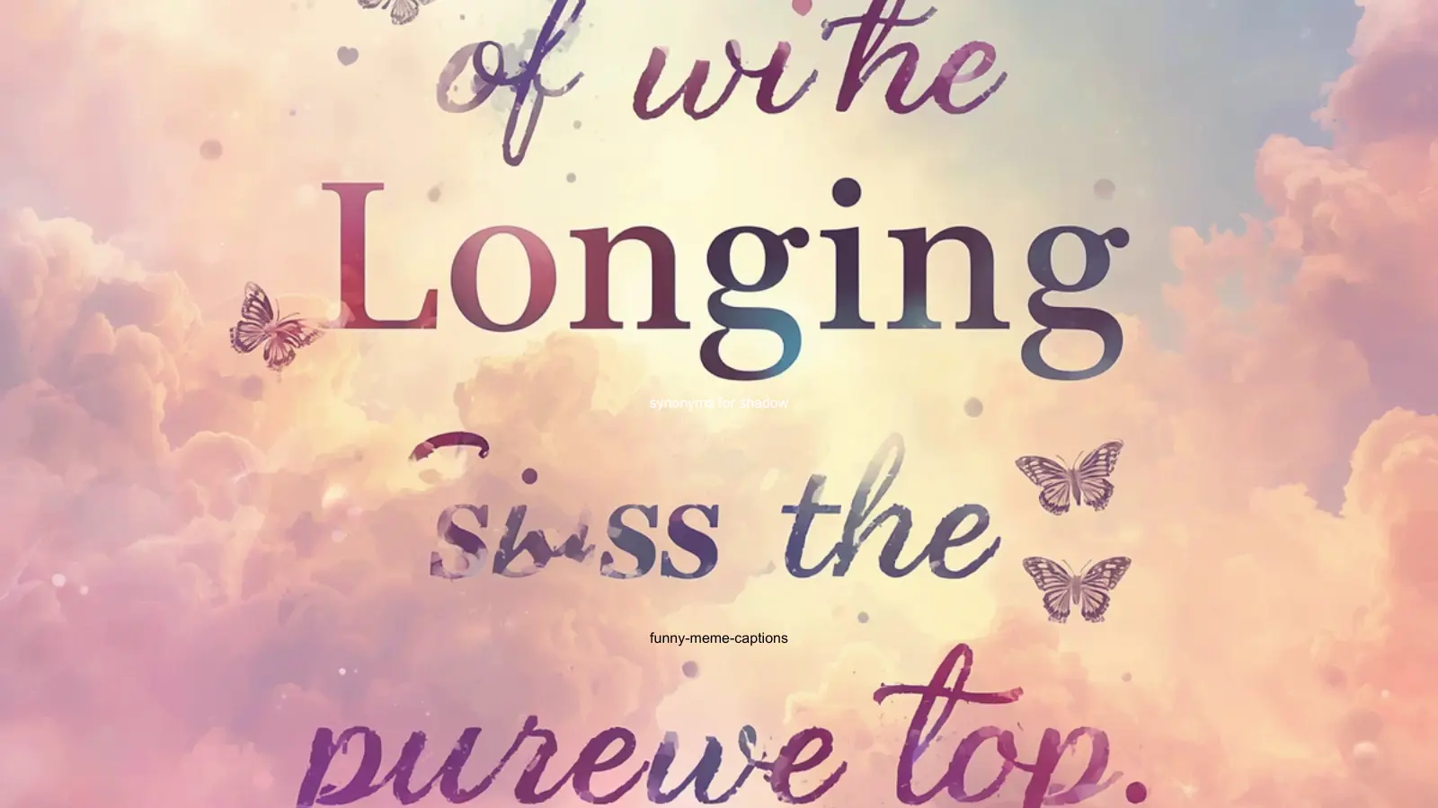 synonyms longing