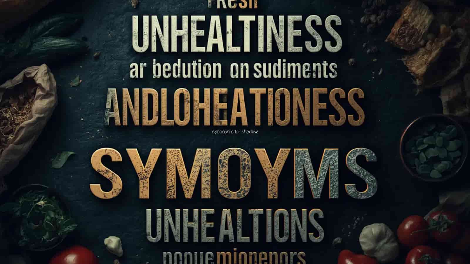unhealthiness synonyms